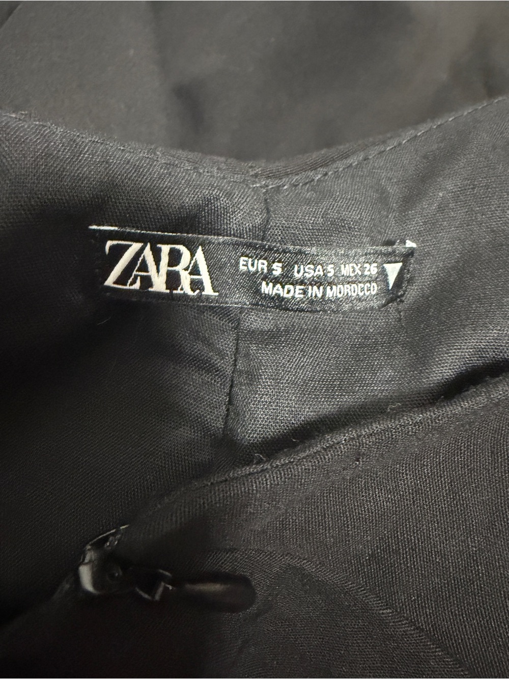 Zara Halter Neck Dress with Built-In Shorts Black - Picture 4 of 8